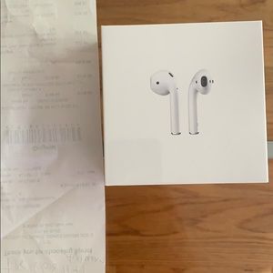 Original apple AirPods with receipt !!!